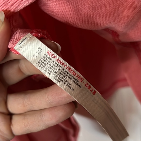 FP Movement (Free People) Salmon Pink Oversized Poncho Hoodie - Picture 10 of 11